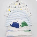 LOT DE 3 BONNETS BÉBÉ – Image 2