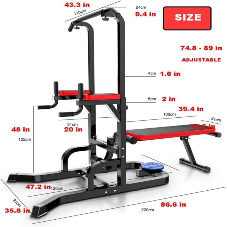 Barres horizontales Squat Rack équipement de Fitness barre de traction barres parallèles équipement de traction intérieur – Image 2