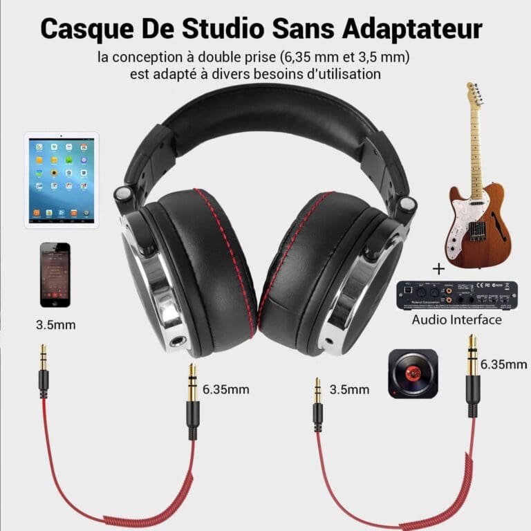 Casque Audio Filaire Studio OneOdio Pro-50 – Image 5