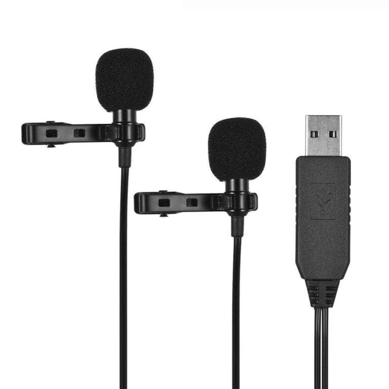 Microphone cravate USB – Deux têtes – Image 3