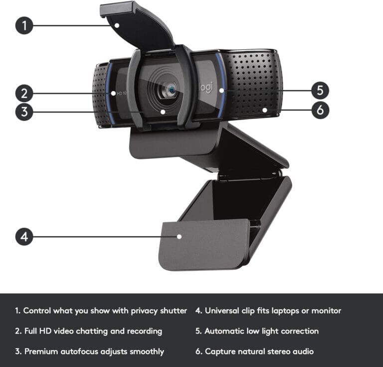 WEBCAM LOGITECH C920e HD – Image 6