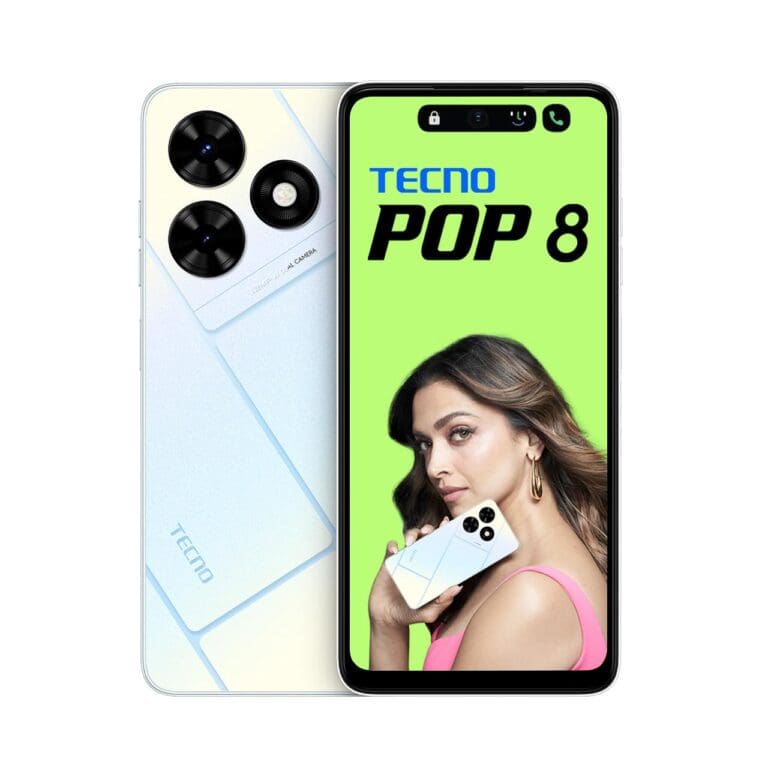 TECNO POP 8 – MÉMOIRE 128GB – RAM 4GB