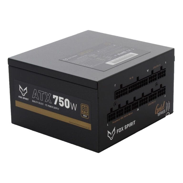 Alimentation Pc gamer 750W – Fox Spirit US-750G V2 80PLUS Gold