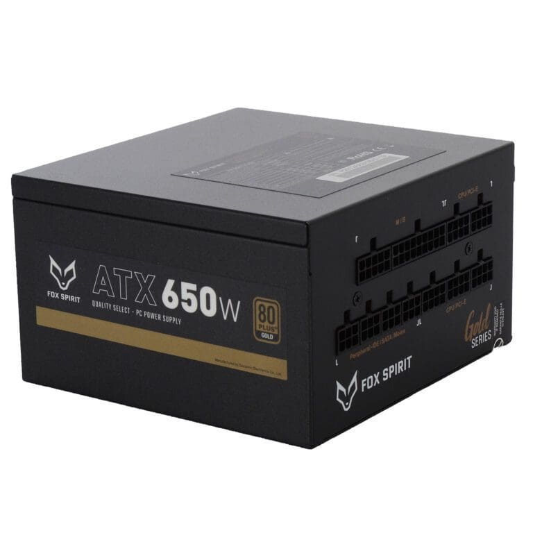 Alimentation Pc gamer 650w – Fox Spirit US-650G V2 80PLUS Gold