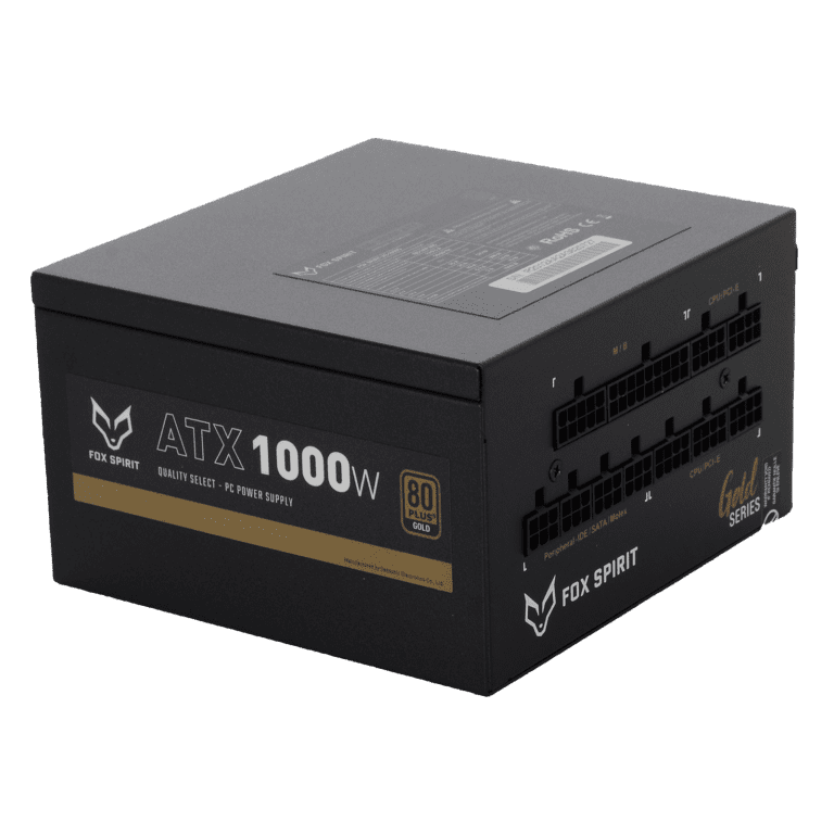 Alimentation Pc gamer 1000W – Fox Spirit US-1000G V2 80PLUS Gold