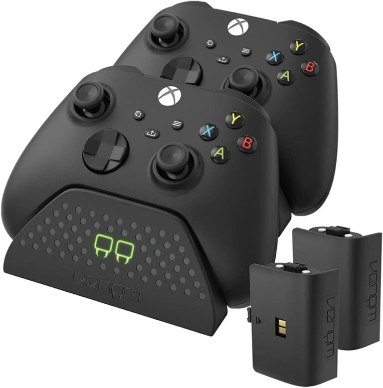 Station de charge avec 2 batteries rechargeables pour xbox one + 2 batteries