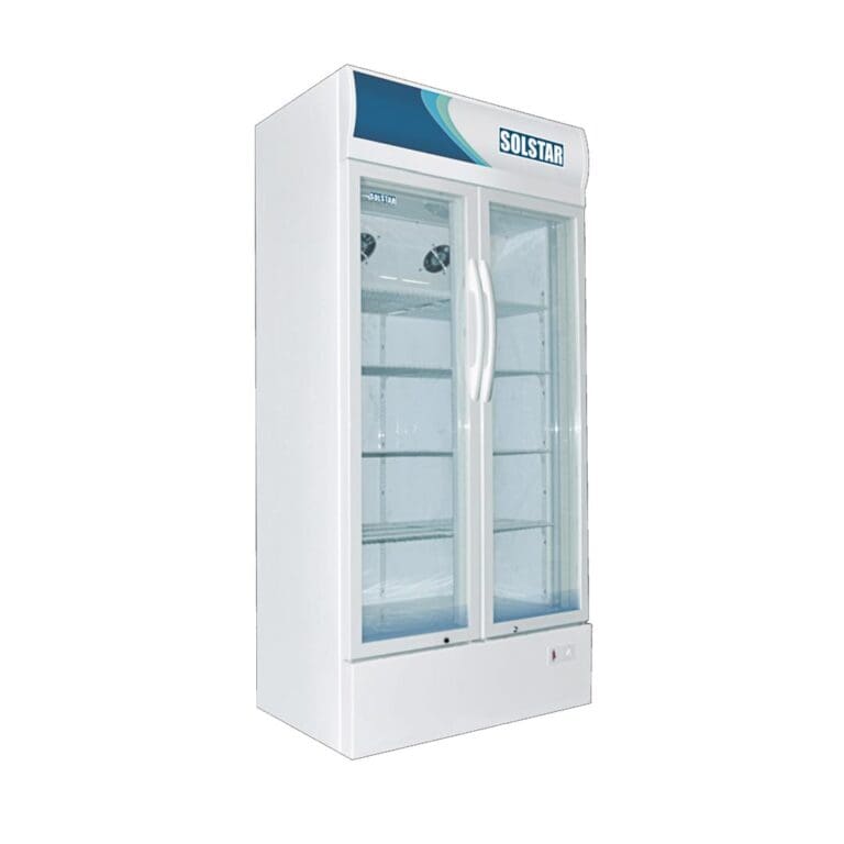 REFRIGERATEUR SOLSTAR 2 PORTES VITRINE VERTICAL VC  9000