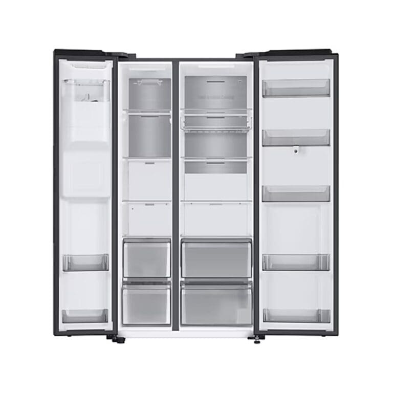 REFRIGERATEUR SAMSUNG SIDE BY SIDE FAMILY 2 PORTES AVEC DIST, GLACON ET ECRAN NOIR – Image 10