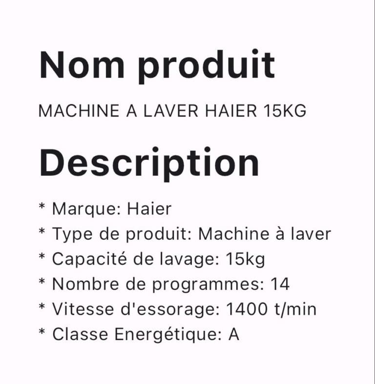 MACHINE A LAVER HAIER 15KG – Image 2