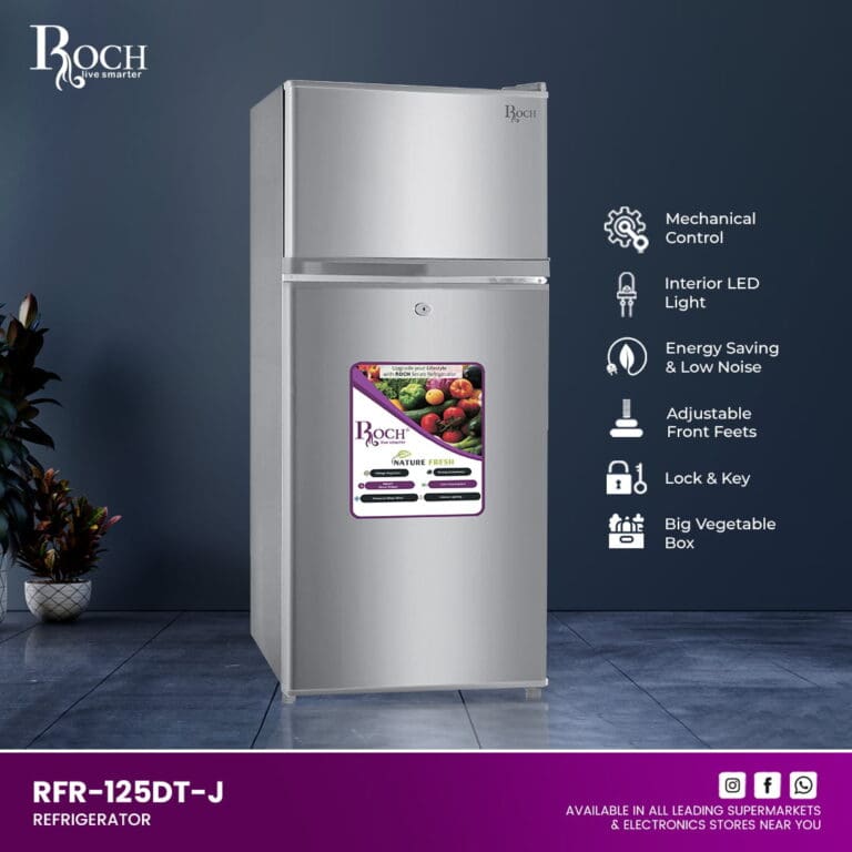 REFRIGERATEUR ROCH RFR-125DT-J FRIGO BAR DEUX PORTE 125 LTR