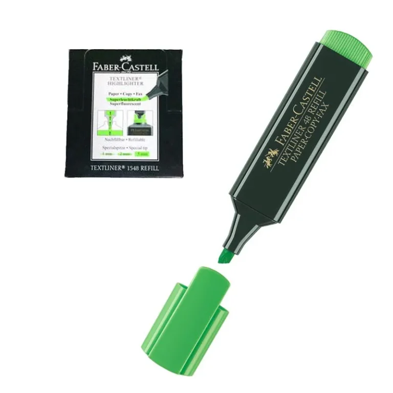 Boite de 10 Marqueurs Faber-Castell EAU VERTE