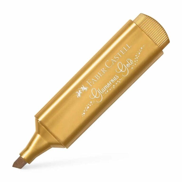 Boite de 10 Marqueurs Faber-Castell GLAMOROUS GOLD