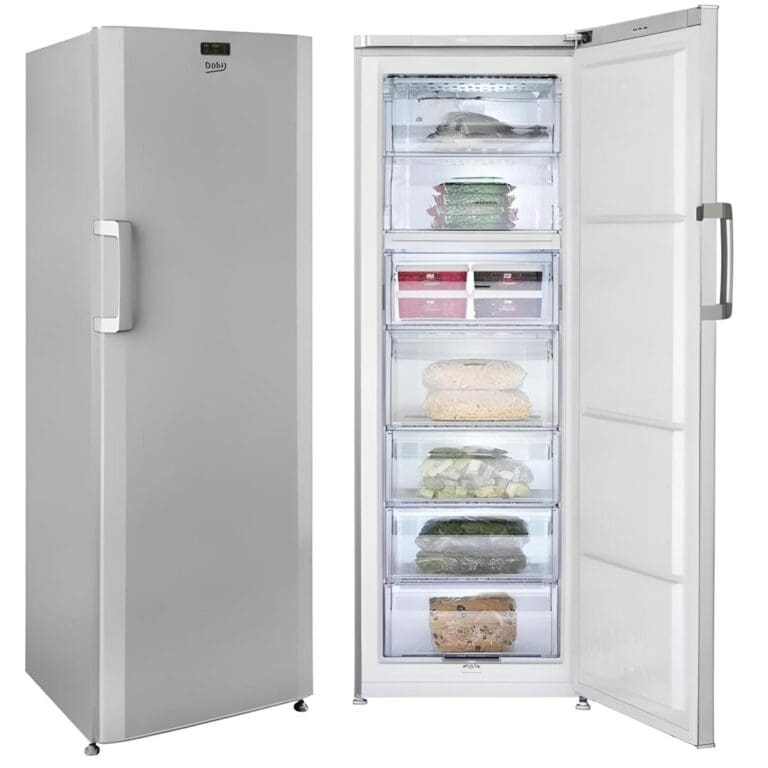 Congelateur BEKO VERTICAL 7 TIROIRS NEOFROST GRIS RFNEZ320L23S