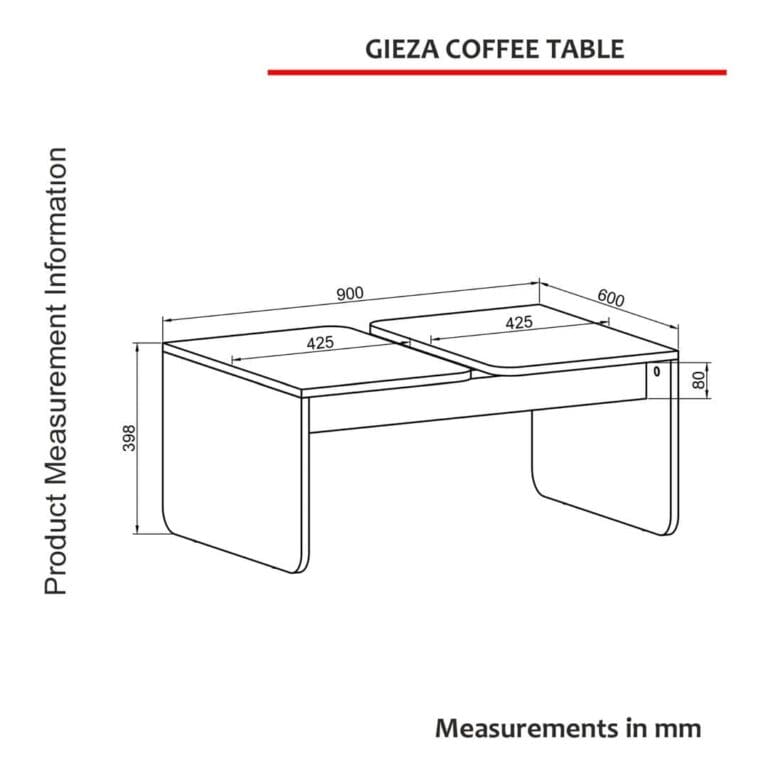 TABLE BASSE GIEZA ORTA SEPHA B102 – Image 2