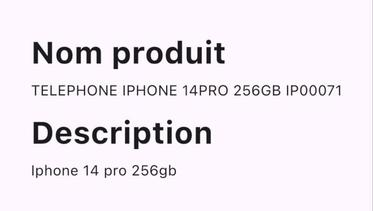 TELEPHONE IPHONE 14PRO 256GB IP00071 – Image 3