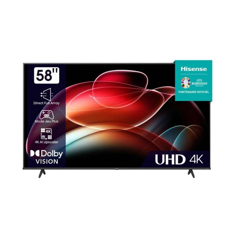 TELEVISEUR HISENSE 58"' LED UHD 4K SMART VIDAA 58A6K