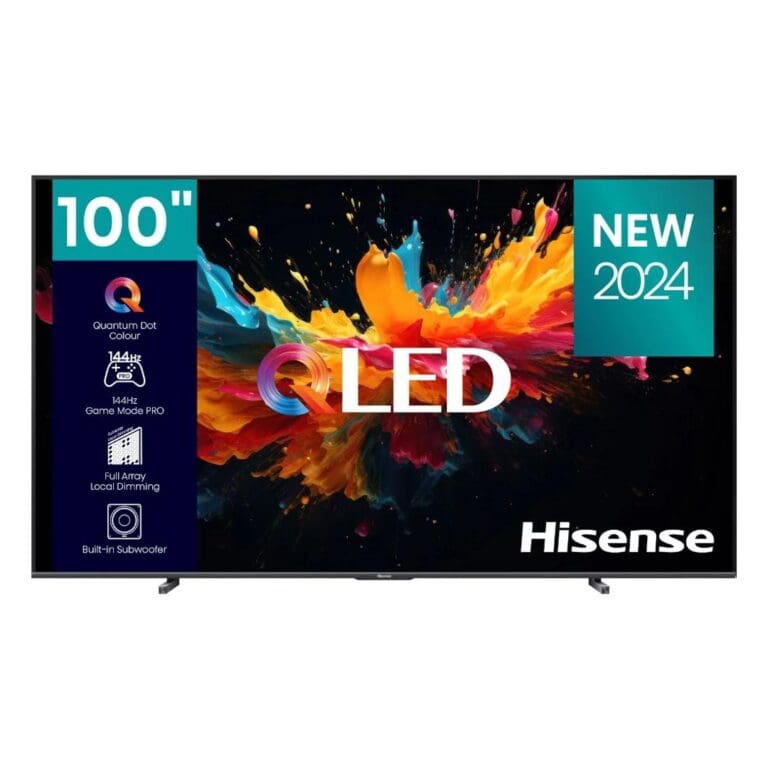 TELEVISEUR HISENSE 100" SMART 4K QLED VIDAA QUANTUM DOT 100Q7N