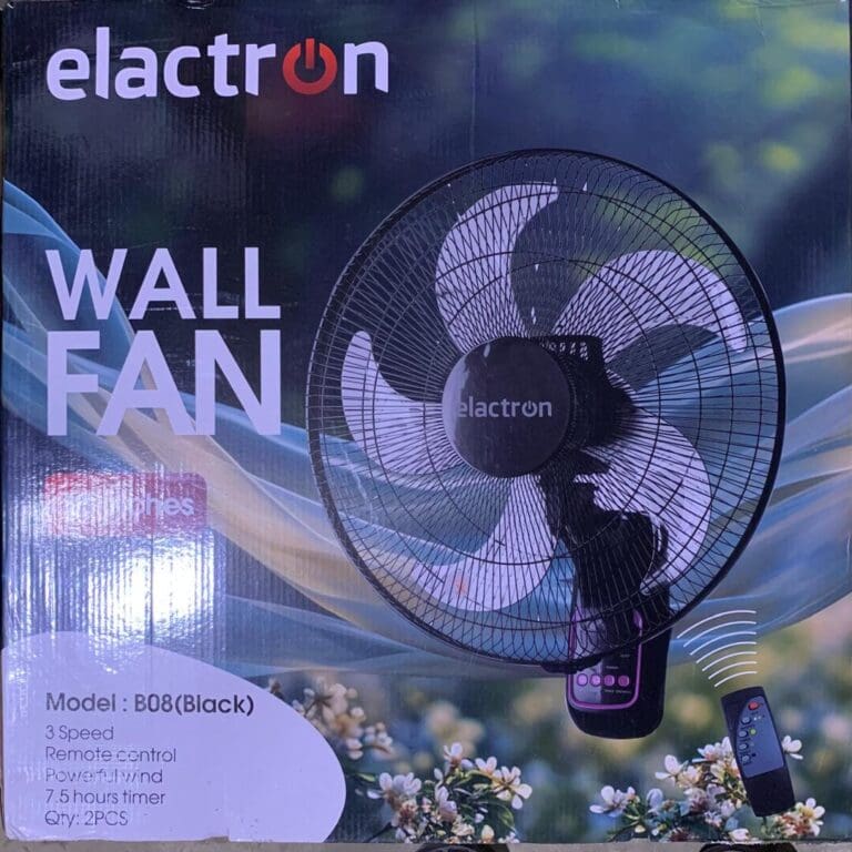 VENTILATEUR ELACTRON MURAL AVEC COMMANDE 18POUCES B08