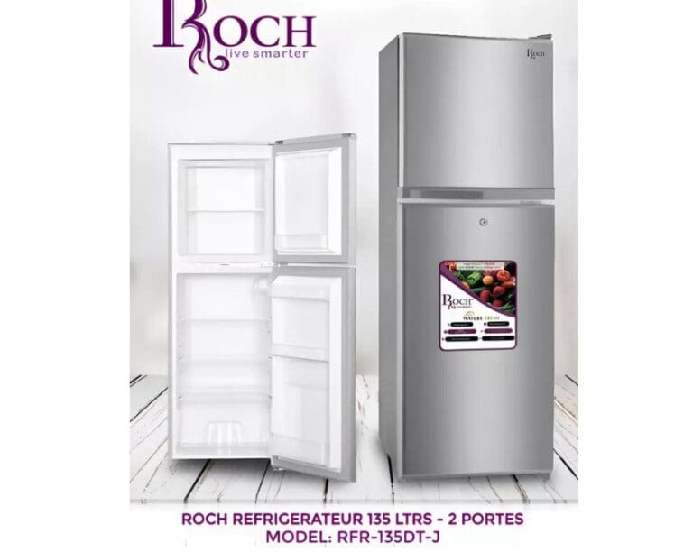 REFRIGERATEUR ROCH FRIGO RFR-135DT-J (135 LTR DEUX PORTE ) – Image 2