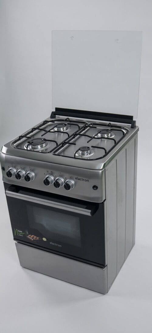 CUISINIERE ELACTRON 4FEUX 60X60 INOX EL5757 – Image 3