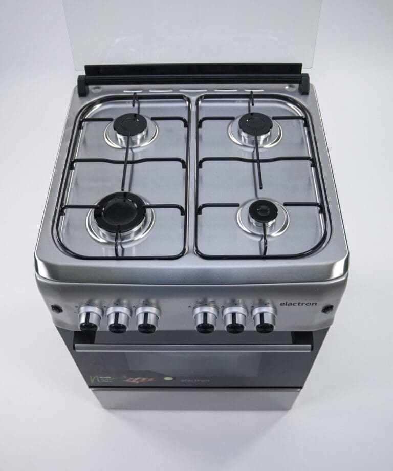 CUISINIERE ELACTRON 4FEUX 60X60 INOX EL5757 – Image 4