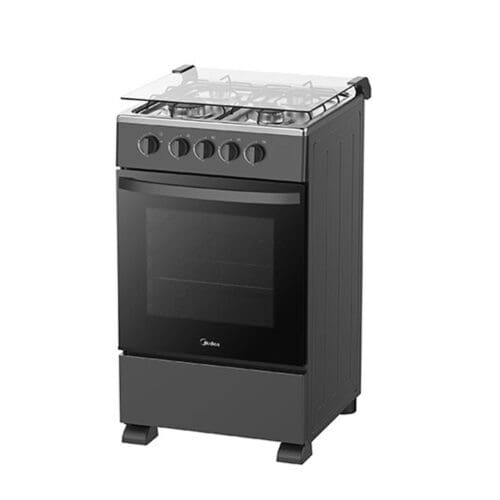 CUISINIERE MIDEA 4FEUX 50X55 NOIRE 4G082B