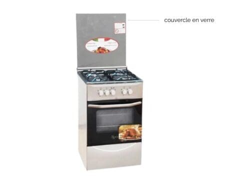 CUISINIERE ROCH 4FEUX 50X50 INOX