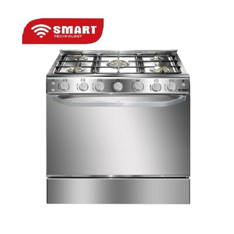 CUISINIERE SMART TECHNOLOGY 5FEUX 80X60 INOX STC-80600