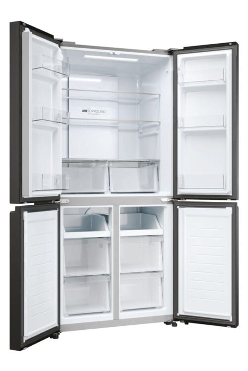 REFRIGERATEUR HAIER SIDE BY SIDE 4PORTES NO FROST 433L HRF-525MB – Image 3