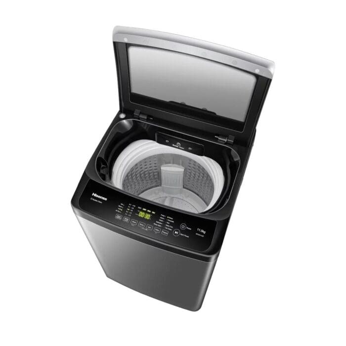 MACHINE A LAVER HISENSE 11KG TOP LOAD GRIS WTJA1112T – Image 3