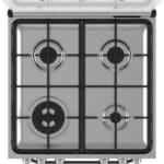 CUISINIERE HOTPOINT 4FEUX A GAZ 60X60 FOUR A GAZ GRIS HS67G2PMX/ IT/1 – Image 2
