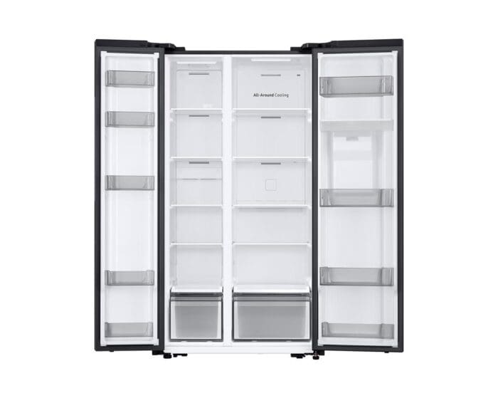 REFRIGERATEUR SAMSUNG SIDE BY SIDE 2PORTES AVEC FONTAINE 578L NOIR MAT RS57DG4100B4 – Image 3