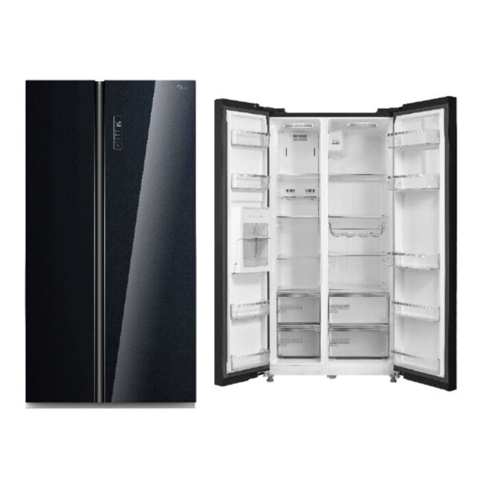 REFRIGERATEUR MIDEA SIDE BY SIDE 2PORTES 710LITRES NOIR 710FGF22 – Image 4