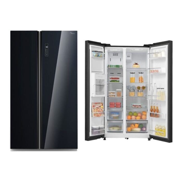 REFRIGERATEUR MIDEA SIDE BY SIDE 2PORTES 710LITRES NOIR 710FGF22 – Image 5