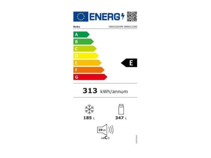 REFRIGERATEUR BEKO 600LITRES SIDE BY SIDE  LQRGE INOX GN156320XP – Image 5