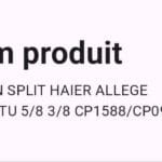 LIAISON SPLIT HAIER ALLEGE 24000BTU 5/8 3/8 CP1588/CP0952 – Image 2