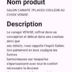 Salon Canapé 6Places Couleur AU Choix Venise – Image 5