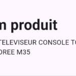 Table Televiseur Console Torris Noir Doree M35 – Image 2