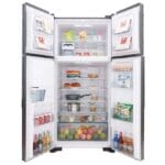 Réfrégirateur HITACHI 4 Portes 550 Litres Avec Fontaine Noir RW690P7B – Image 4