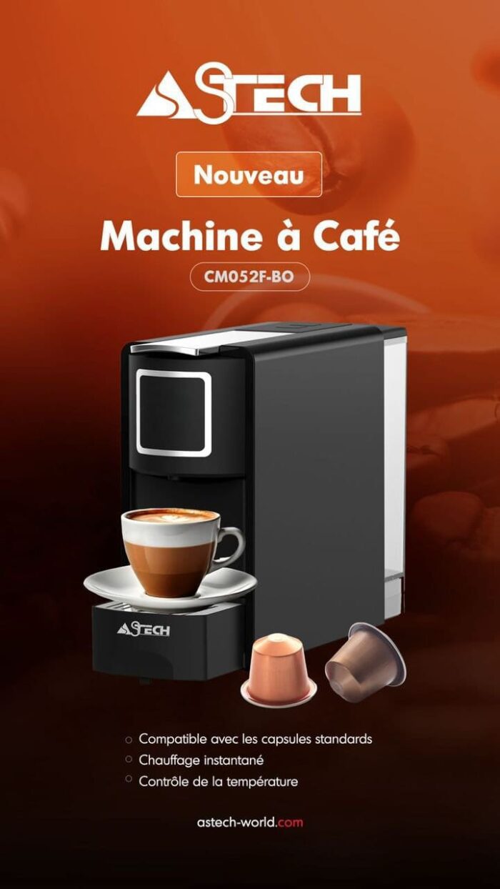 Machine A Café Astech AVEC CAPSULE NESPRESSO CM052FBO – Image 2