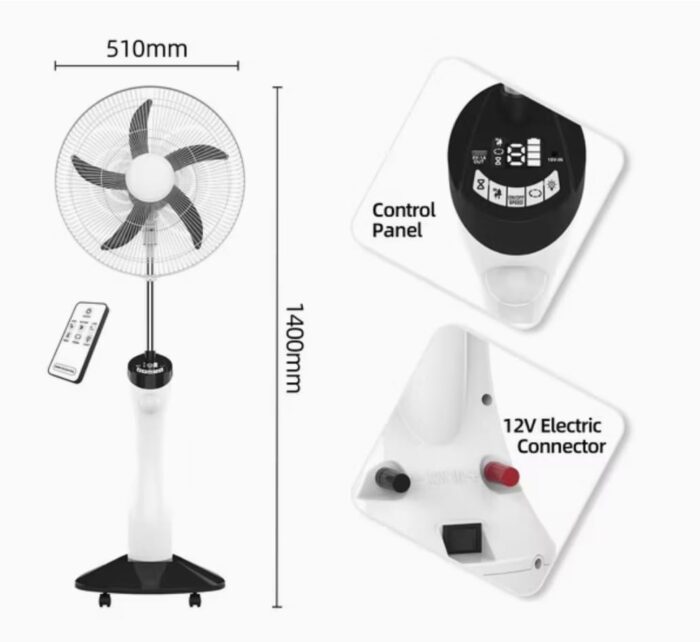 Ventilateur Rising Rechargeable RS8098 – Image 6