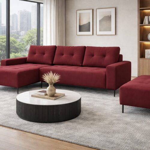 SALON CANAPE 5 PLACES COULEURS AU CHOIX LOUNGE VIPERA CENIZA